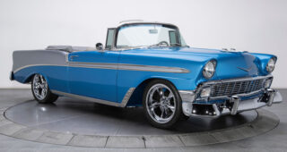 ยลโฉมรถเก่า Chevrolet Bel Air เปิดประทุน เครื่องยนต์ V8 ปี 1956