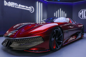 ชมคันจริง MG Cyberster 2021 รถสปอร์ตพลังงานไฟฟ้าต้นแบบจาก บอกเลยโคตรสวย