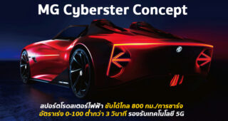 ชมภาพเต็มๆ MG Cyberster Concept โรดเตอร์ไฟฟ้า 100% ก่อนเปิดตัวที่ Shanghai Auto Show