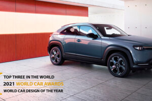 Mazda MX-30 รถยนต์ไฟฟ้ารุ่นแรกของ Mazda พิชิต Top 3 World Car Design of the Year 2021