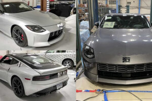 พาชม All-New Nissan 400Z เวอร์ชั่นจำหน่ายจริง กับภายในห้องโดยสารสีฟ้า-ดำ
