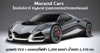 Morand Cars แบรนด์ไฮเปอร์คาร์น้องใหม่จากสวิตเซอร์แลนด์ ตั้งเป้าเป็น Hybrid เสียบปลั๊กที่เร็วที่สุด