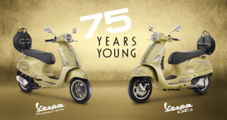 Vespa ฉลองครบรอบ 75 ปีด้วยรุ่นพิเศษ Vespa 75th Anniversary Special Edition กับ 2 รุ่นสุดคลาสสิค