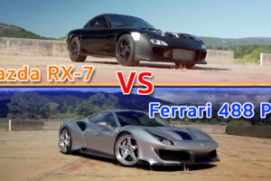 ทิ้งเป็นทุ่ง Mazda RX-7 VS Ferrari 488 Pista