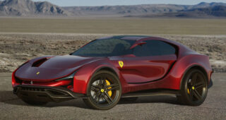 ผ่านไหม ? หากรถ SUV คันแรกของ Ferrari มีดีไซน์แบบนี้