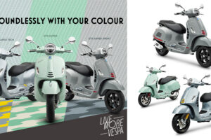 Vespa เสนอ 3 เฉดสีใหม่ แห่งแรงบันดาลใจ จากสกู๊ตเตอร์ตระกูล GTS