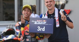 ก๊องส์-ธัชกร ดาวรุ่งไทยกระหึ่ม! MotoGP Rookies Cup ผงาดโพเดี้ยมครั้งที่ 3