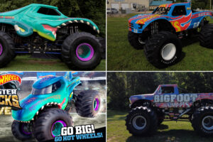 Hot Wheels อวดรถจริง Monster Trucks คันยักษ์ 3 รุ่นใหม่ ออกแบบตามรถของเล่น โหดสุดขุมพลัง 1,800 แรงม้า