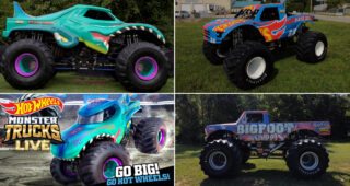 Hot Wheels อวดรถจริง Monster Trucks คันยักษ์ 3 รุ่นใหม่ ออกแบบตามรถของเล่น โหดสุดขุมพลัง 1,800 แรงม้า