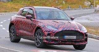 Aston Martin DBX S ที่แรงกว่า ถูกเก็บภาพได้ขณะทดสอบ