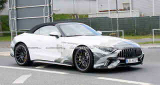 เผยภาพหลุด และข้อมูล Mercedes-AMG SL Roadster 2022 ก่อนเปิดตัว