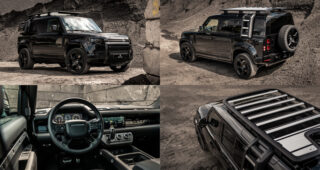 Land Rover Defender โฉมแต่งจาก Heritage สไตล์ออฟโรด สีดำ Tuxedo Black