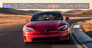 Tesla สร้างสถิติใหม่ ยอดส่งมอบรถ 241,300 คัน ในไตรมาส 3 ปี 2021