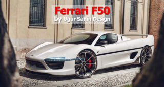 Ferrari F50 แห่งศตวรรษที่ 21 สไตล์โมเดิร์น คลาสสิค จาก Ugur Sahin Design
