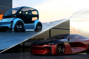 SP Automotive เผยภาพต้นแบบ Cubicle EV และ Zion FCV