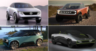 Nissan เผยแผนงานรถยนต์ไฟฟ้าในอนาคต พร้อมอวด Concept Car 4 สไตล์ ดีไซน์สุดล้ำ