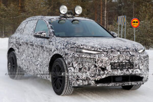 Audi Q6 e-tron ภาพหลุดว่าที่ SUV ไฟฟ้าเต็มรูปแบบ ขณะทดสอบ อาจเผยโฉมเร็ว ๆ นี้