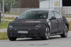 2023! Hyundai Ioniq 6 รถยนต์ไฟฟ้า ขับได้ไกล 483 กม./ชาร์จ ถูกพบขณะทดสอบในเยอรมนี