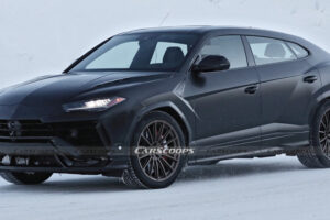 2023 "Lamborghini Urus Evo" ภาพหลุดขณะทดสอบ ที่ไม่มีลายพรางบดบังดีไซน์