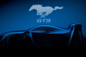 Ford ปล่อยภาพทีเซอร์ รถแข่ง Mustang GT3 ขุมพลัง Coyote V8 ขนาด 5.0 ลิตร สำหรับสู้ศึก IMSA ปี 2024