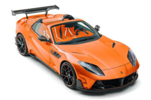 Ferrari 812 GTS โฉมแต่งจาก Mansory โดดเด่นด้วยสีส้ม พร้อมชุดแต่งคาร์บอนไฟเบอร์