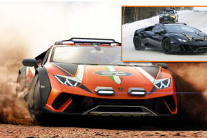 Lamborghini Huracan Sterrato ซูเปอร์คาร์สไตล์ออฟโรด ถูกถ่ายภาพขณะทดสอบ ลือผลิตแค่ 500 - 1,000 คันเท่านั้น