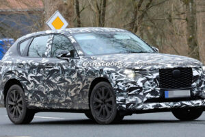 2022 Mazda CX-60 PHEV ถูกเผยภาพหลุดขณะทดสอบ ก่อนเปิดตัว 8 มีนาคม นี้