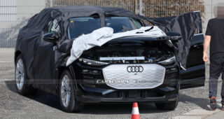 Audi Q6 e-tron ใหม่ ! ภาพหลุดล่าสุด อวดดีไซน์ด้านหน้า ก่อนเปิดตัว