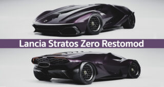 Lancia Stratos Zero Restomod ในสไตล์ Supercar ตัวแรงแห่งอนาคต ออกแบบโดย Matteo Gentile