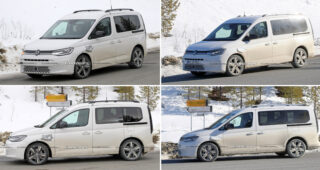 2023 Volkswagen Caddy eHybrid ภาพหลุด 2 ตัวถัง รองรับ 5 ที่นั่ง และ 7 ที่นั่ง คาดเปิดตัวก่อนสิ้นปี 2022 นี้