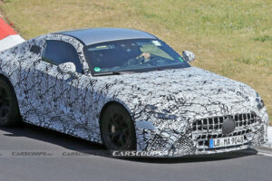2023 Mercedes-AMG GT ถูกพบในขณะทดสอบ เตรียมท้าชน Porsche 911 คาดเปิดตัวปลายปีนี้!