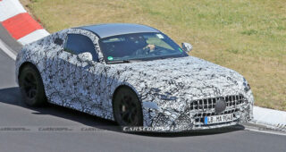 2023 Mercedes-AMG GT ถูกพบในขณะทดสอบ เตรียมท้าชน Porsche 911 คาดเปิดตัวปลายปีนี้!