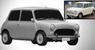 บริษัทจากจีน จดสิทธิบัตรรถยนต์ EV ดีไซน์เหมือน Mini Classic อย่างกับฝาแฝด