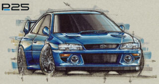 Subaru Impreza ในตำนาน เตรียมคืนชีพในรูปแบบ Restomod พร้อมป้ายชื่อ P25 ตัวถังคาร์บอนไฟเบอร์ ขุมพลัง 400 แรงม้า