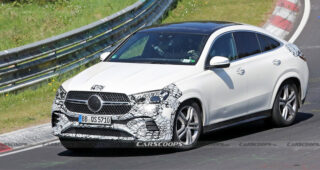 ภาพหลุดขณะทดสอบ Mercedes GLE Coupe ปี 2023 ปรับโฉมใหม่เล็กน้อย คาดเตรียมช่วงปลายปีนี้