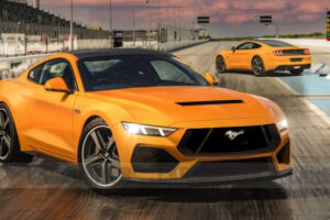 Ford Mustang เจเนอเรชันใหม่ เผยภาพทีเซอร์ ยืนยันมาพร้อมเกียร์ธรรมดา