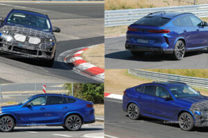 2023 BMW X6 M ขณะทดสอบบนสนาม Nurburgring ปรับปรุงดีไซน์ด้านหน้าใหม่