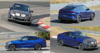 2023 BMW X6 M ขณะทดสอบบนสนาม Nurburgring ปรับปรุงดีไซน์ด้านหน้าใหม่