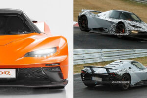KTM X-Bow GT-XR เครื่องยนต์ 5 สูบ 2.5 ลิตร เทอร์โบ เผยทีเซอร์อย่างเป็นทางการ และภาพหลุดขณะทดสอบ