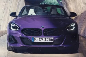 หลุด BMW Z4 ปี 2023 รุ่นปรับโฉม มาพร้อมสีม่วงใหม่ ก่อนเปิดตัว