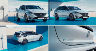 2023 Peugeot E-308 และ E-308 SW รถยนต์ไฟฟ้า เตรียมบุกตลาดกลางปีหน้า