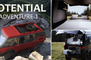 Potential Adventure 1 รถตู้ไฟฟ้า เอาใจสายตั้งแคมป์ จากแคนดา