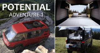Potential Adventure 1 รถตู้ไฟฟ้า เอาใจสายตั้งแคมป์ จากแคนดา