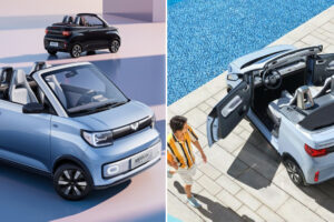 Wuling Hongguang Mini EV Cabrio รถยนต์ไฟฟ้าเปิดประทุนขนาดเล็กจากจีน ต้องจับฉลากเพื่อสิทธิในการซื้อ