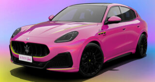 ตุ๊กตาบาร์บี้สีชมพู! Barbie x Maserati Grecale Trofeo มีแค่ 2 คันในโลก