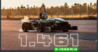 รถยนต์ไฟฟ้า E0711-11 EVO จาก GreenTeam สร้างสถิติโลก อัตราเร่ง 0-100 กม./ชม. ในเวลาน้อยกว่า 1.5 วินาที