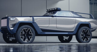 รถกระบะ Rolls-Royce Britannia ในจินตนาการของ Travis Yang นักออกแบบอิสระ