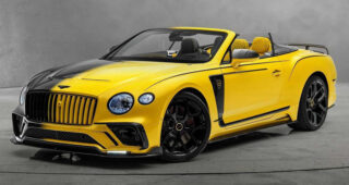 อวดโฉม Mansory Vitesse ร่างแต่งของ Bentley Continental GTC ในธีมทูโทน สีเหลือง-ดำ คันเดียวในโลก