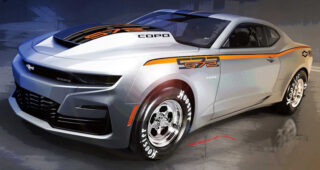 ใหม่ Chevrolet COPO Camaro รถมัสเซิลคาร์ร่างบ้าพลัง เครื่องยนต์ V8 10.4 ลิตร 1,004 แรงม้า