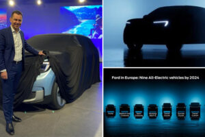 Ford อวดโฉม รถยนต์ครอสโอเวอร์ไฟฟ้าขนาดกลางรุ่นใหม่ ก่อนเปิดตัว